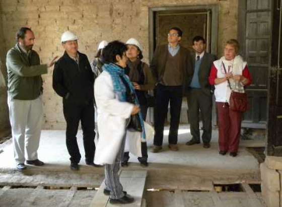 Avanza la obra de restauración, consolidación y refuerzo de la Casa de Leguizamón