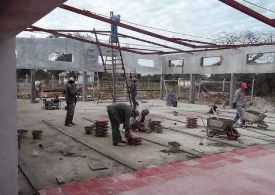 Nueva escuela para la misión Lewetes de Rivadavia