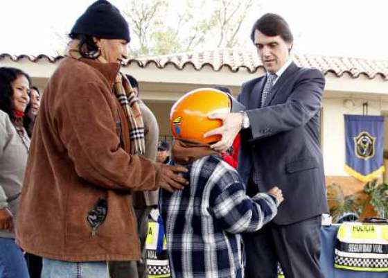 En la semana de la Seguridad Vial se realizó un taller educativo en la escuela Azurduy de Padilla
