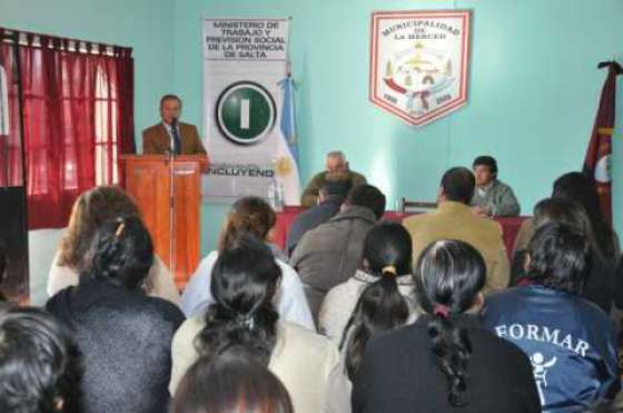 Capacitaron en diversos oficios a 40 personas de La Merced