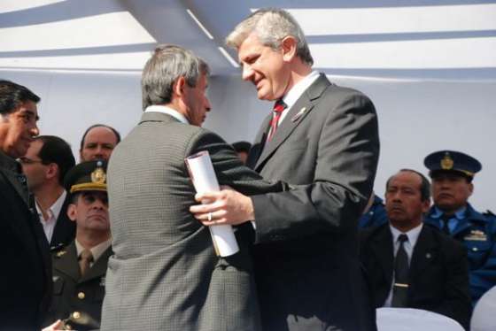 El Vicegobernador recibió un reconocimiento en Tartagal