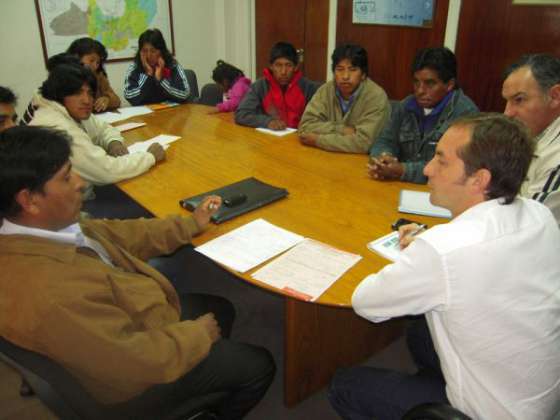 Pequeños productores de Molinos fueron recibidos por el secretario de Asuntos Agrarios