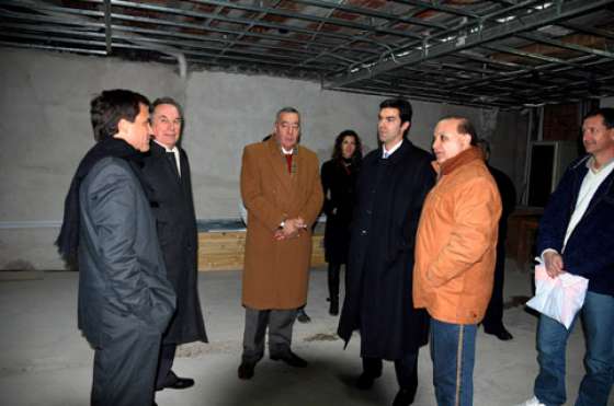 Urtubey visitó la obra donde funcionará el hotel Amerian