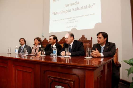Funcionarios provinciales participaron de la apertura de la jornada Municipio Saludable