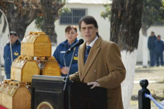 El ministro Kosiner inauguró el SUM del Servicio Penitenciario