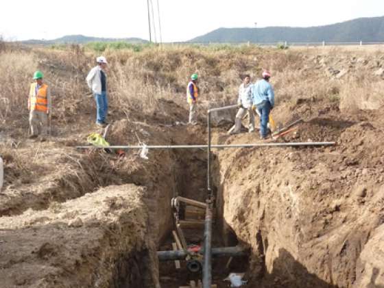 Avanza la construcción del gasoducto Lagunilla que abastecerá a la zona norte de la capital
