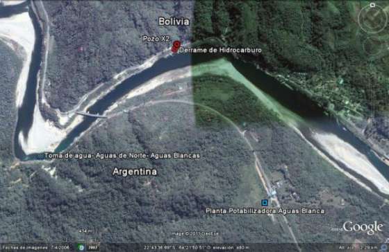 El sistema de agua potable no está contaminado por derrame de petróleo en el río Bermejo