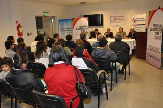 Lanzaron los nuevos cursos de Formación para el Trabajo