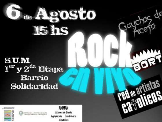 Bandas locales de rock actuarán el sábado en Solidaridad