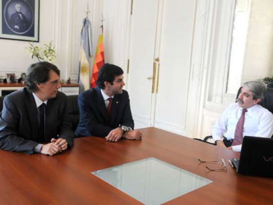 Urtubey fue recibido por el jefe de Gabinete Nacional