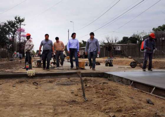 Supervisaron la marcha de las obras que el Gobierno ejecuta en Orán