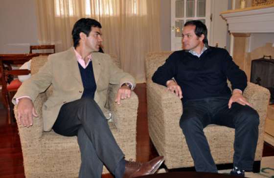 Urtubey recibió al intendente de Corrientes “Camau” Espínola