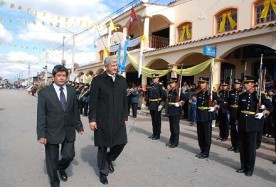 Zottos en los festejos en honor a San Bernardo en Coronel Moldes