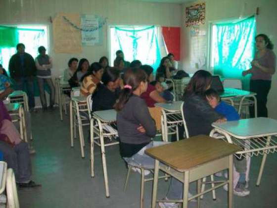 Actividades de prevención en escuela de Cachi