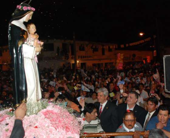 Zottos en la fiesta patronal de Colonia Santa Rosa