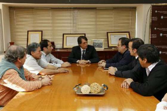 El ministro Kosiner se reunió con referentes de Memoria y Movilización