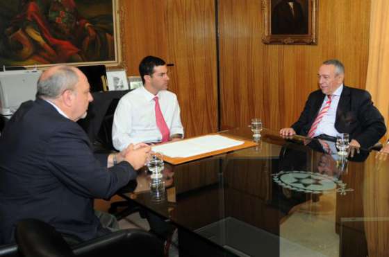 El Gobernador recibió al titular de la agencia Télam