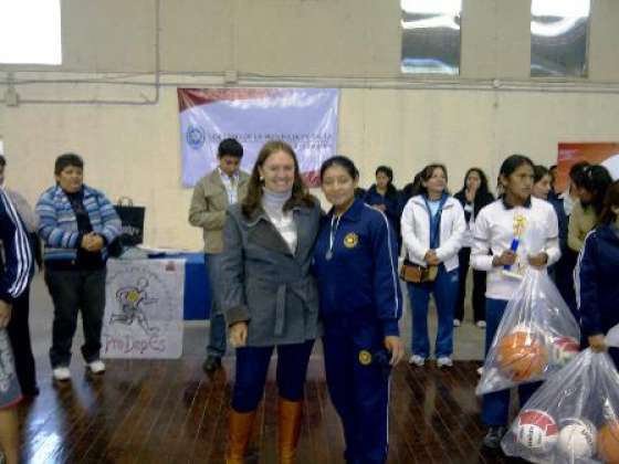 La Ministra Diez acompañó el VI Maratón Estudiantil 2011