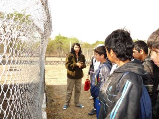 Alumnos de capital visitan la Estación de Fauna Autóctona