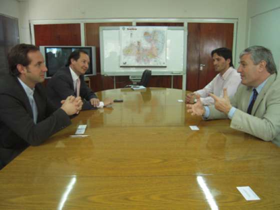 Paz Posse recibió al presidente de la Bolsa de Cereales de Buenos Aires