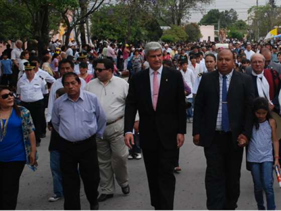 Zottos participó en la festividad en honor a San Miguel Arcángel