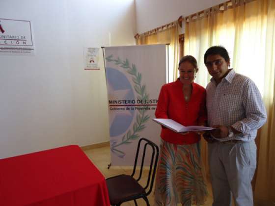 Inauguraron un centro de mediación comunitaria en Guachipas