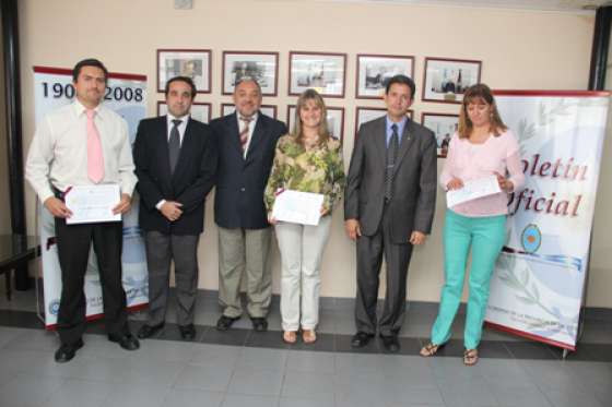 Reconocimiento a empleados del Boletín Oficial