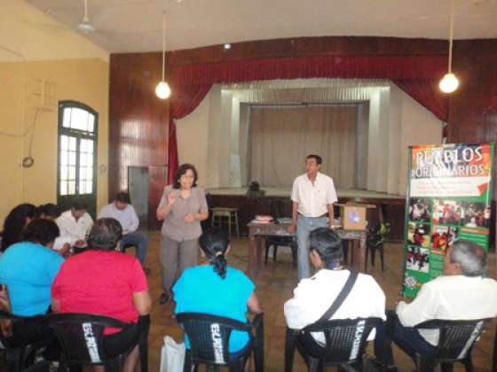 Capacitaron a caciques en promoción de derechos de los pueblos originarios