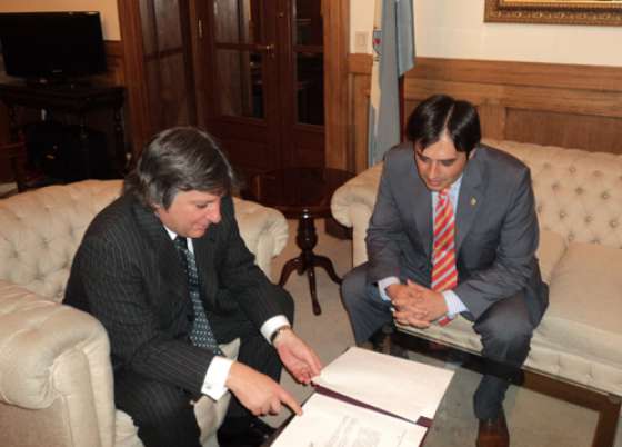 Troyano se reunió con el Secretario del Interior de Nación