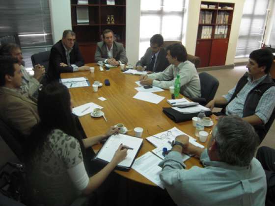 Coordinaron aspectos de proyectos de  riego para Colonia Santa Rosa y Metán