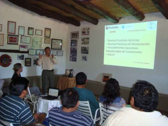 Prosalta dictó curso sobre buenas prácticas en bodegas y viñedos