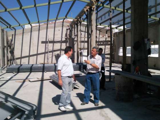Supervisaron el avance del centro de prevención y recuperación de desnutridos