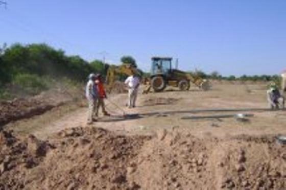 Se instaló la red de agua en una urbanización de La Viña