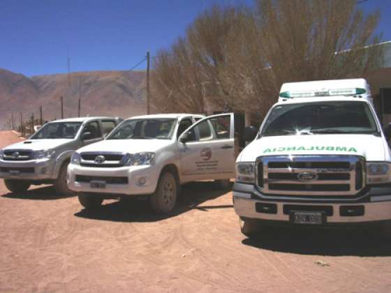 Nueva flota vehicular para Tolar Grande con aportes mineros