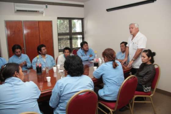 El ministro Heredia se reunió con agentes sanitarios de los departamentos San Martín y Rivadavia