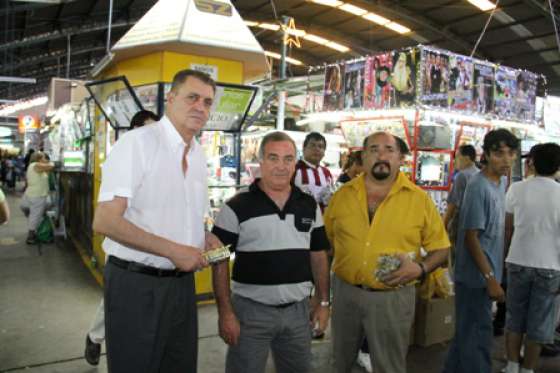 El ministro Loutaif recorrió obras que se ejecutan en el Mercado San Miguel