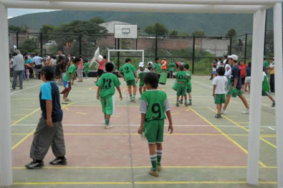 El Gobierno inauguró un nuevo Playón Deportivo en la zona sudeste de la Ciudad