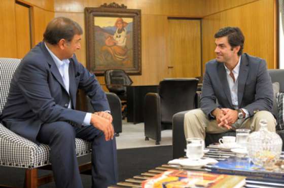 Urtubey analizó con el intendente capitalino acciones en conjunto