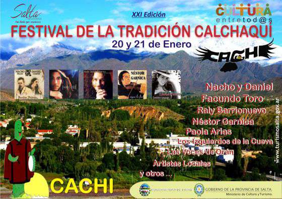 Cachi se prepara para el Festival de la Tradición Calchaquí
