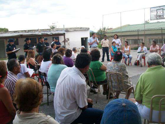 En Villa Luján funciona el primer Consejo Barrial de Seguridad
