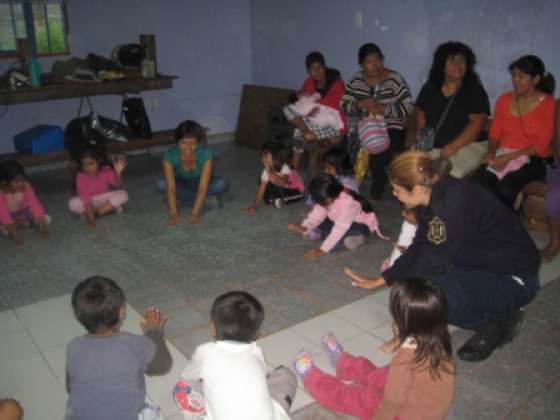 Niños de barrio Unión participaron de los talleres “Dale colores a la Paz”