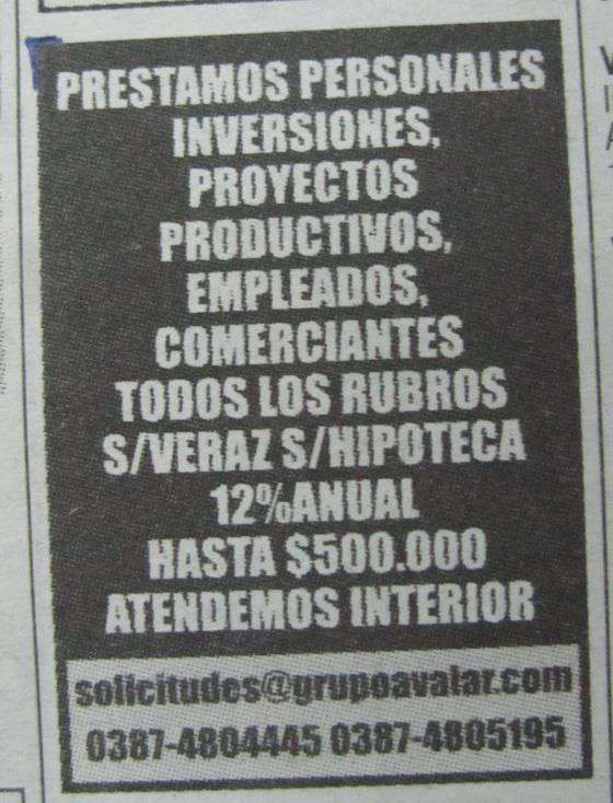 El Gobierno advierte sobre estafas por préstamos ofrecidos en avisos clasificados