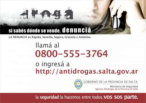 Se promociona 0800-555-DROGAS en eventos juveniles