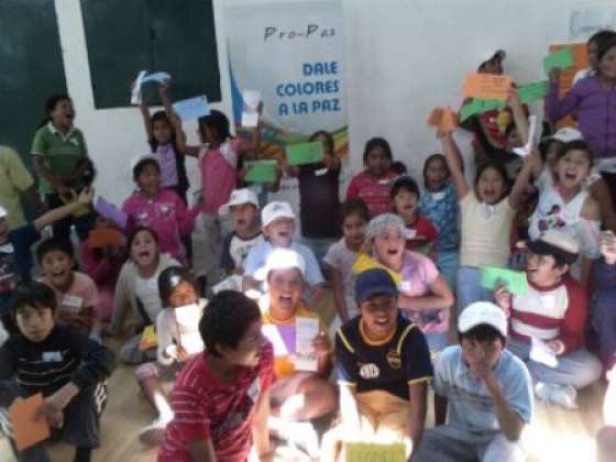 En Payogasta y Cachi, 120 chicos participaron en “Dale colores a la paz”