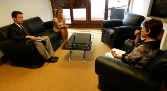 La ministra Pace se reunió con la intendenta de Cachi