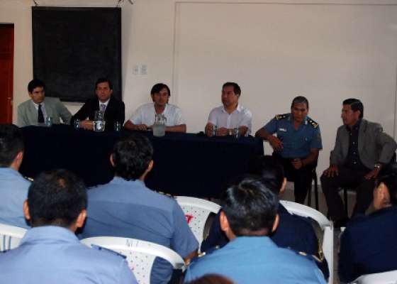 El ministro de Seguridad delineó acciones de trabajo en la Unidad regional N°4 de Tartagal