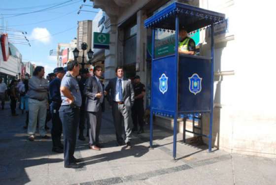 Se instalaron mangrullos policiales en las peatonales céntricas