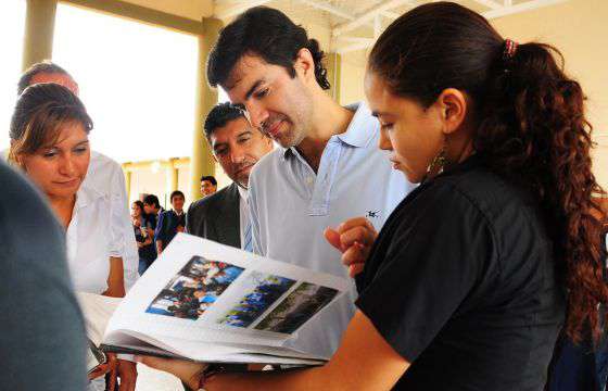 En Las Lajitas, el Gobernador verificó las obras que se ejecutan en la escuela técnica