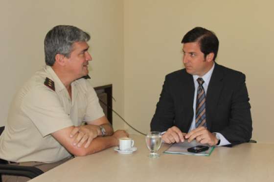 Reunión con el Comandante de la Agrupación VII Salta de Gendarmería