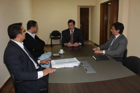 Encuentro con el presidente del Colegio de Abogados y Procuradores